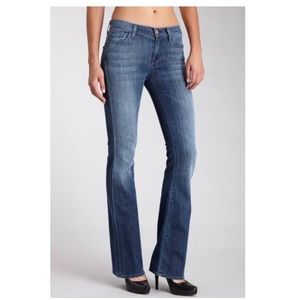 7 For All Mankind "A" Pocket Style Denim Jeans Sz 27